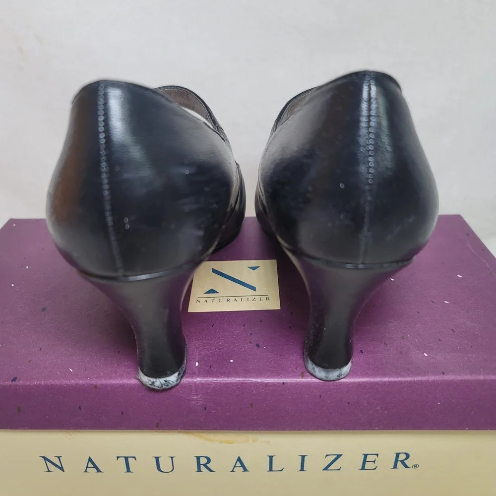 Naturalizer Y2K Witchy Mary Jane Heels Black Whimsigoth Twee Career‎ Size 6.5 M